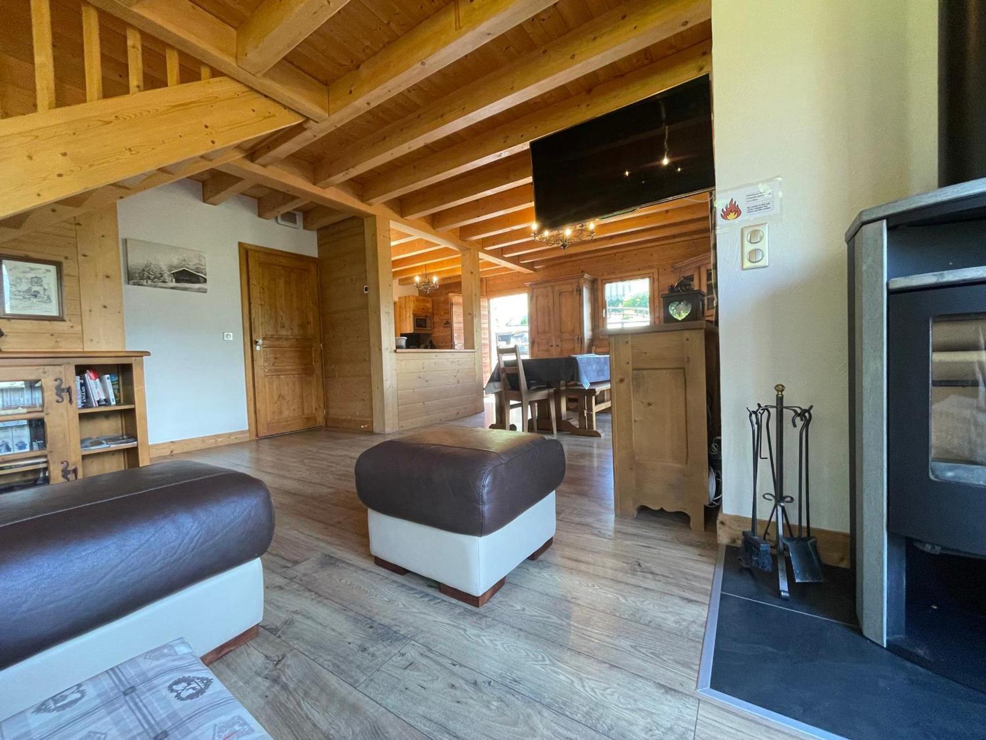 Chalet Savoyard Avec Jardin, Poele A Bois Et Wifi - Fr-1-624-11 Verchaix Exterior foto